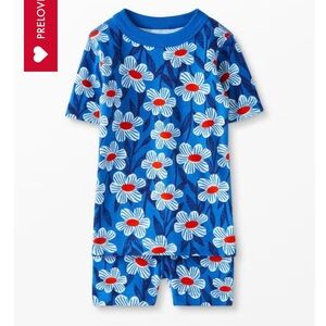 Hanna Anderson daisy floral pj set